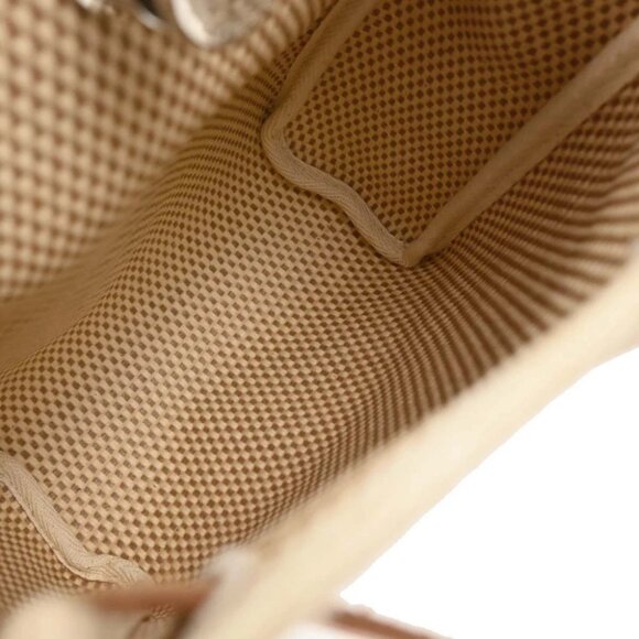 Hermes Beige Black Toile GM Officier Herbag TPM 2 in 1 Shoulder Bag - Picture 10 of 10